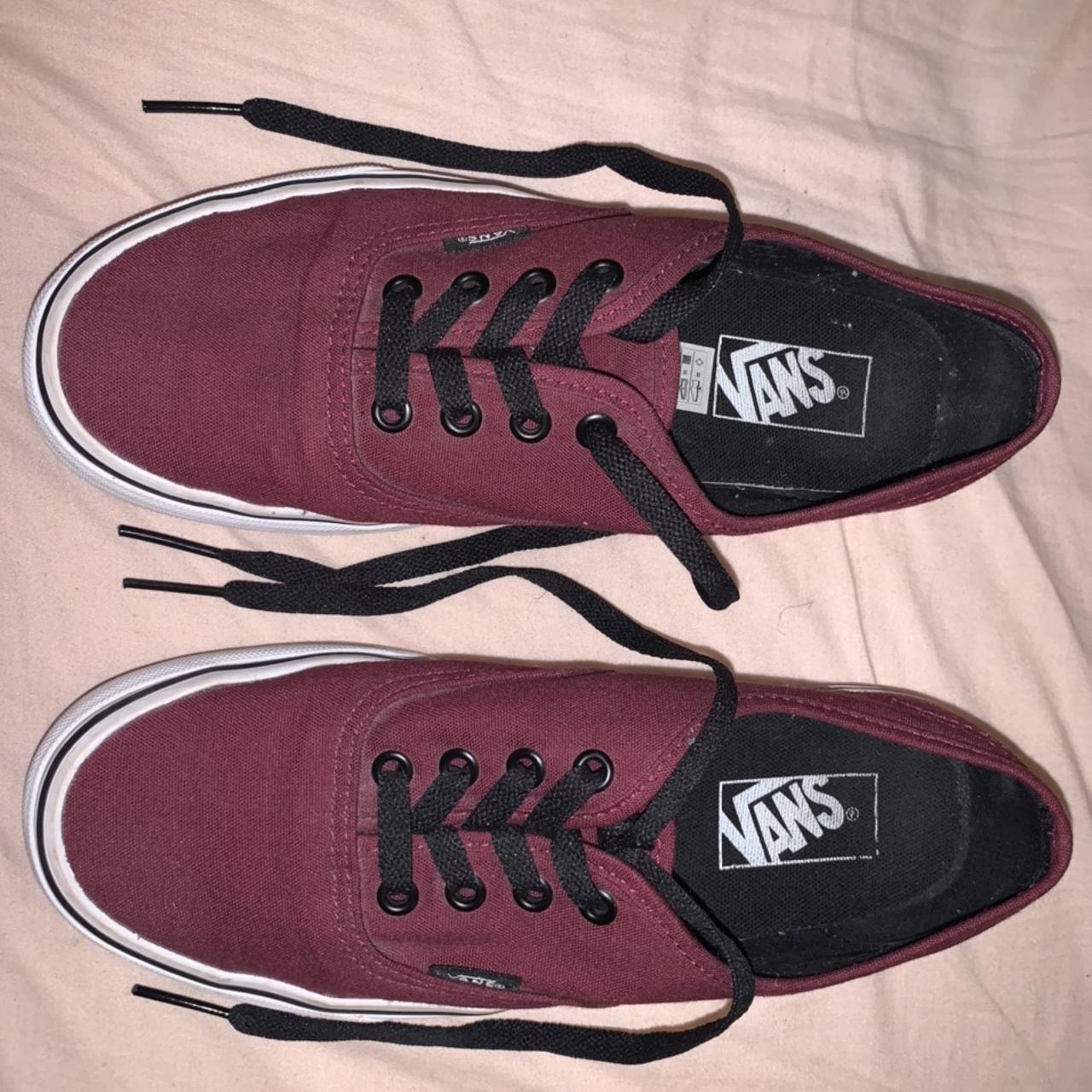 WOMENS VANS Burgundy Size 5 8 10 condition vans Depop