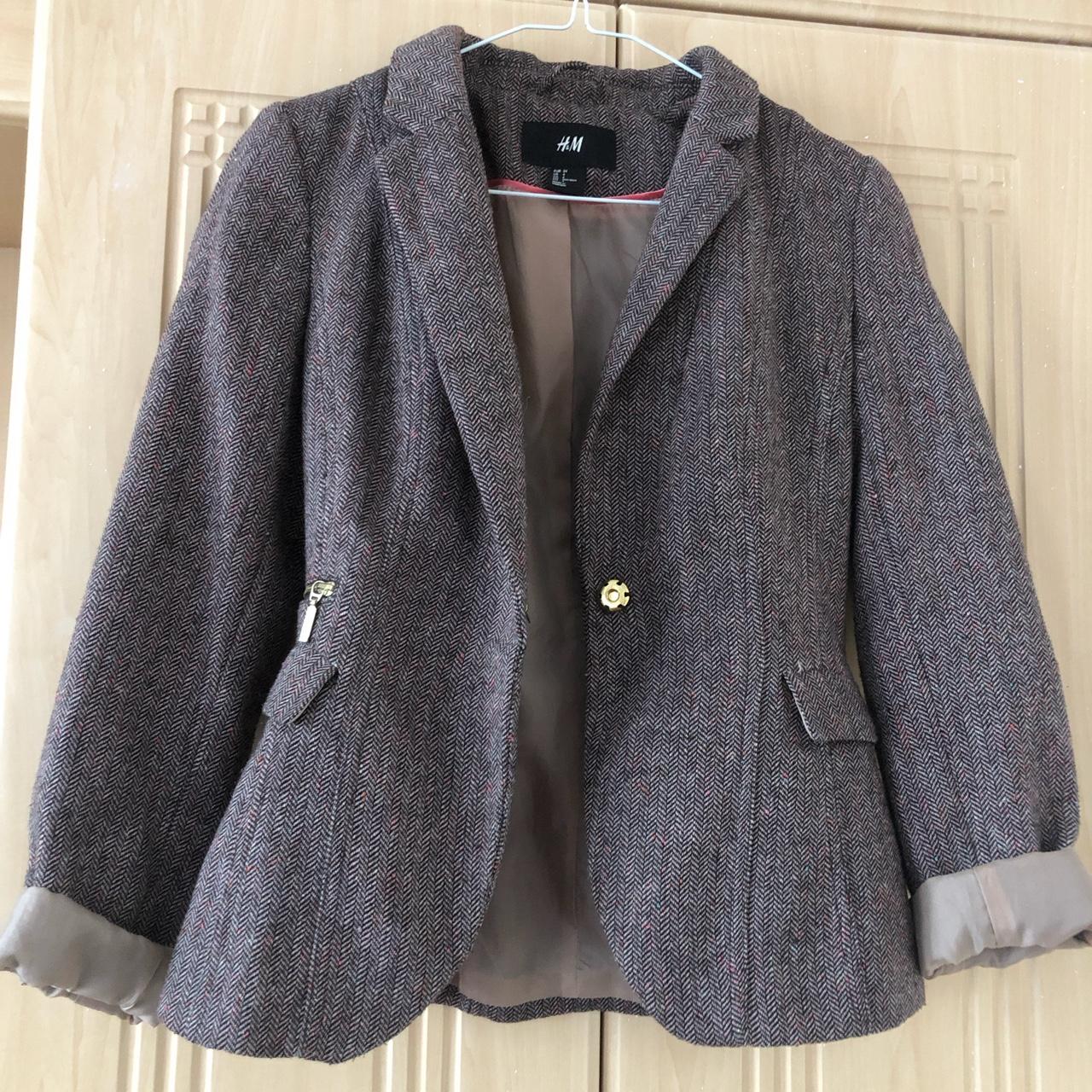 H&M blazer - worn a couple of times, but in good... - Depop