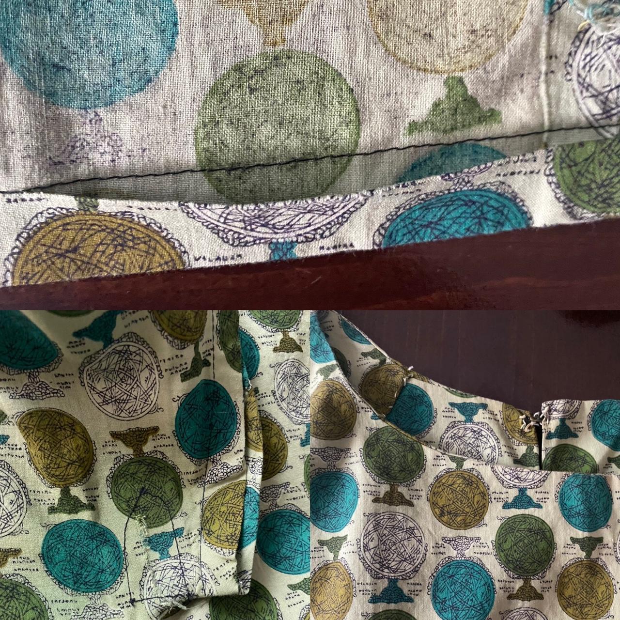 Vintage novelty print shirt. Boxy fit. Clasp in the... Depop