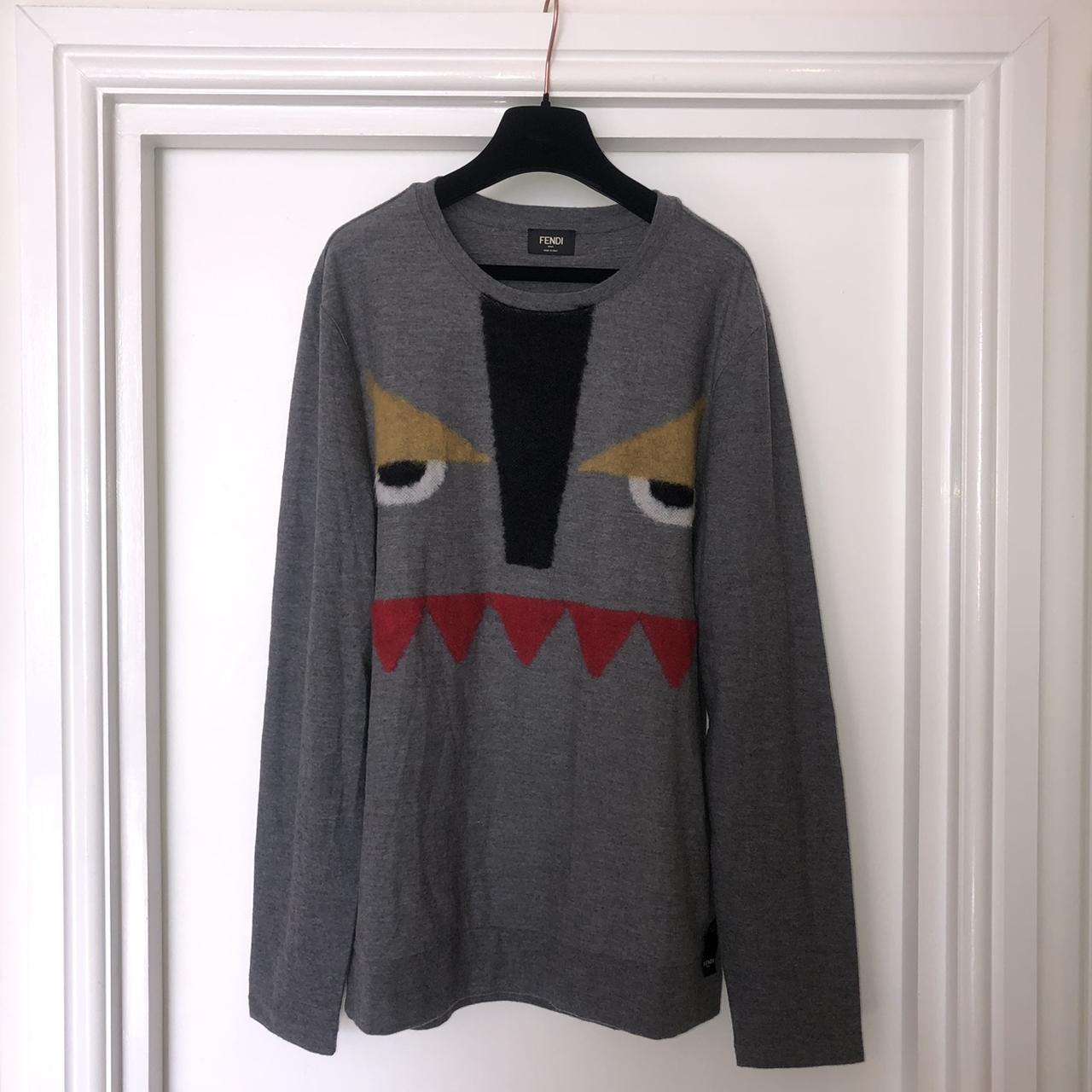 Fendi long hotsell sleeve sweater