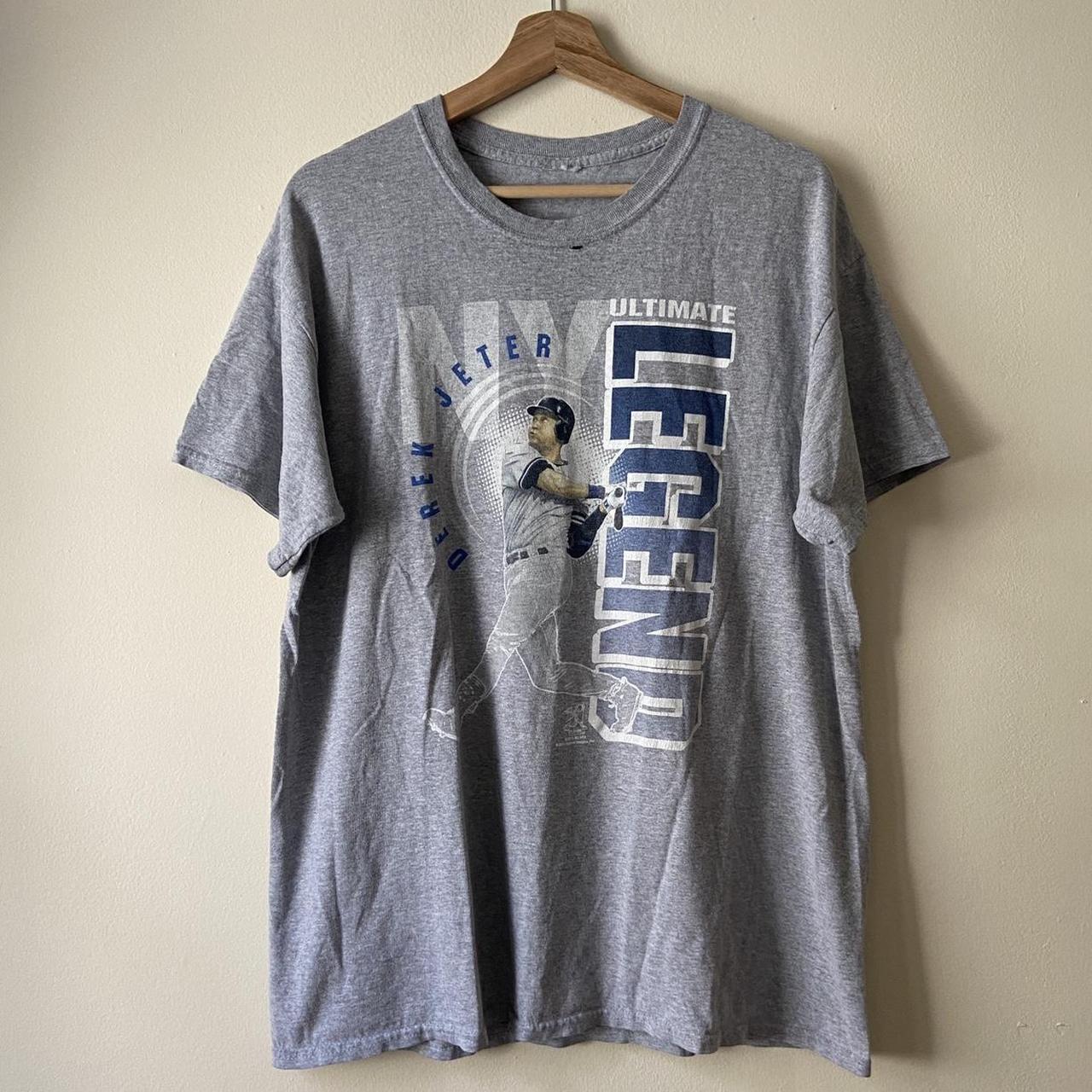 Vintage Derek Jeter jersey T-Shirt. Nice fade on a - Depop