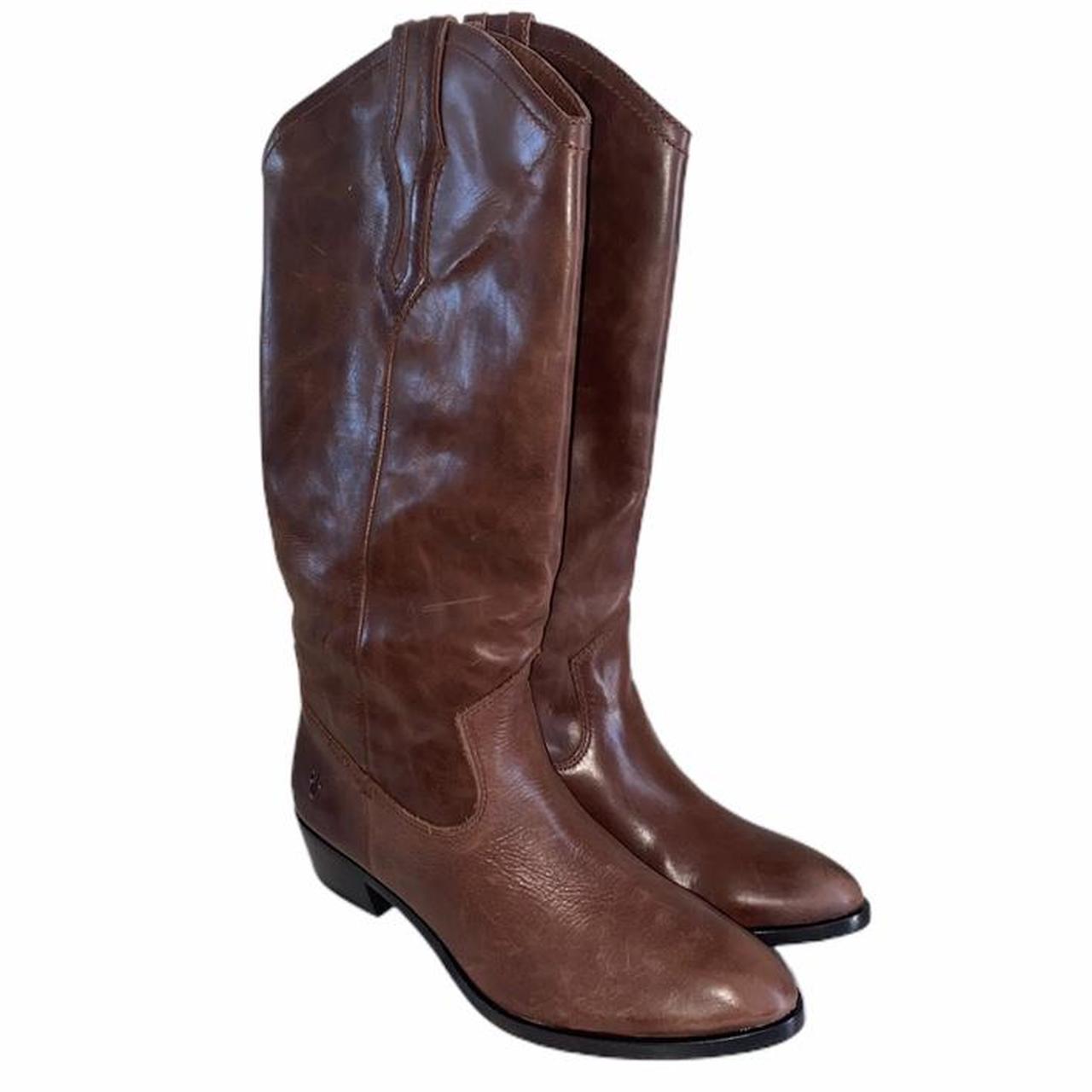 frye ray western pull on boot