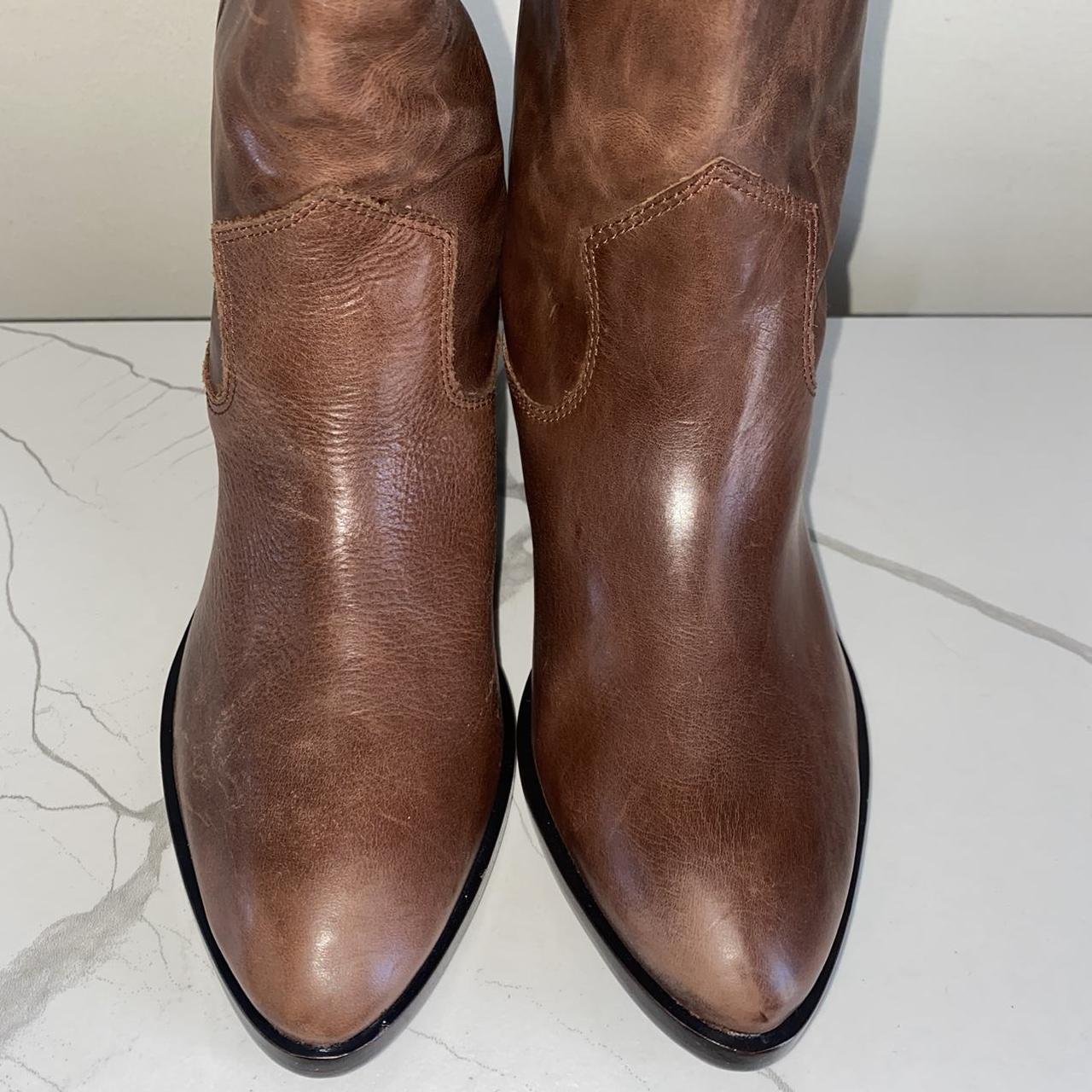 frye ray western pull on boot