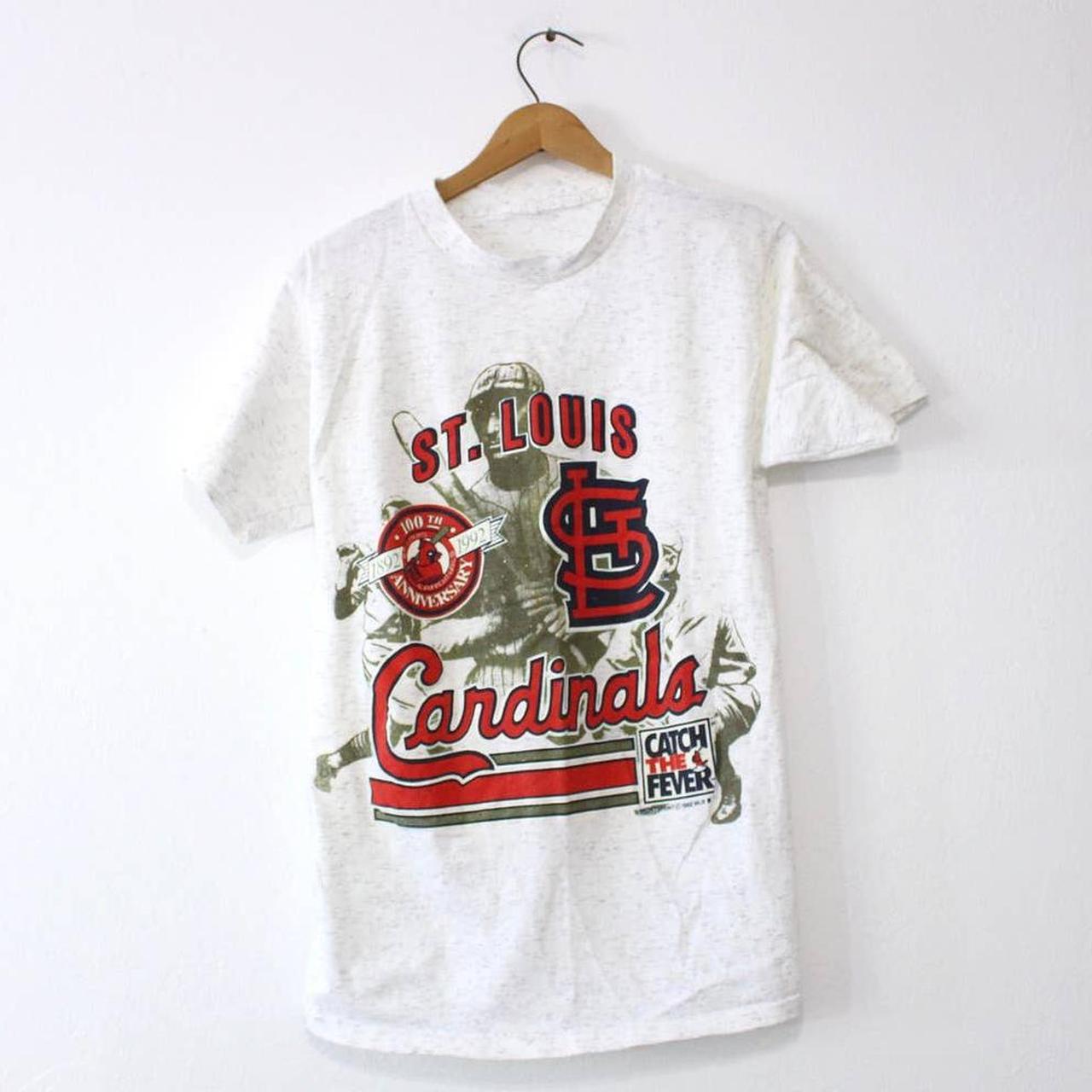 Red adidas St. Louis cardinals baseball jersey Kids - Depop