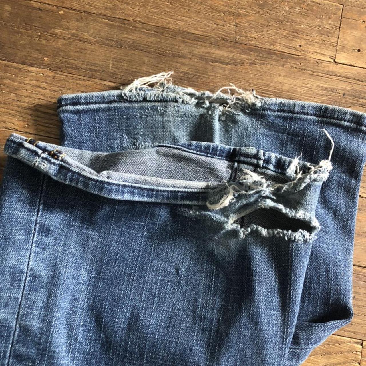 I accept offers! LOW WAISTED TRUE RELIGION JEANS... - Depop