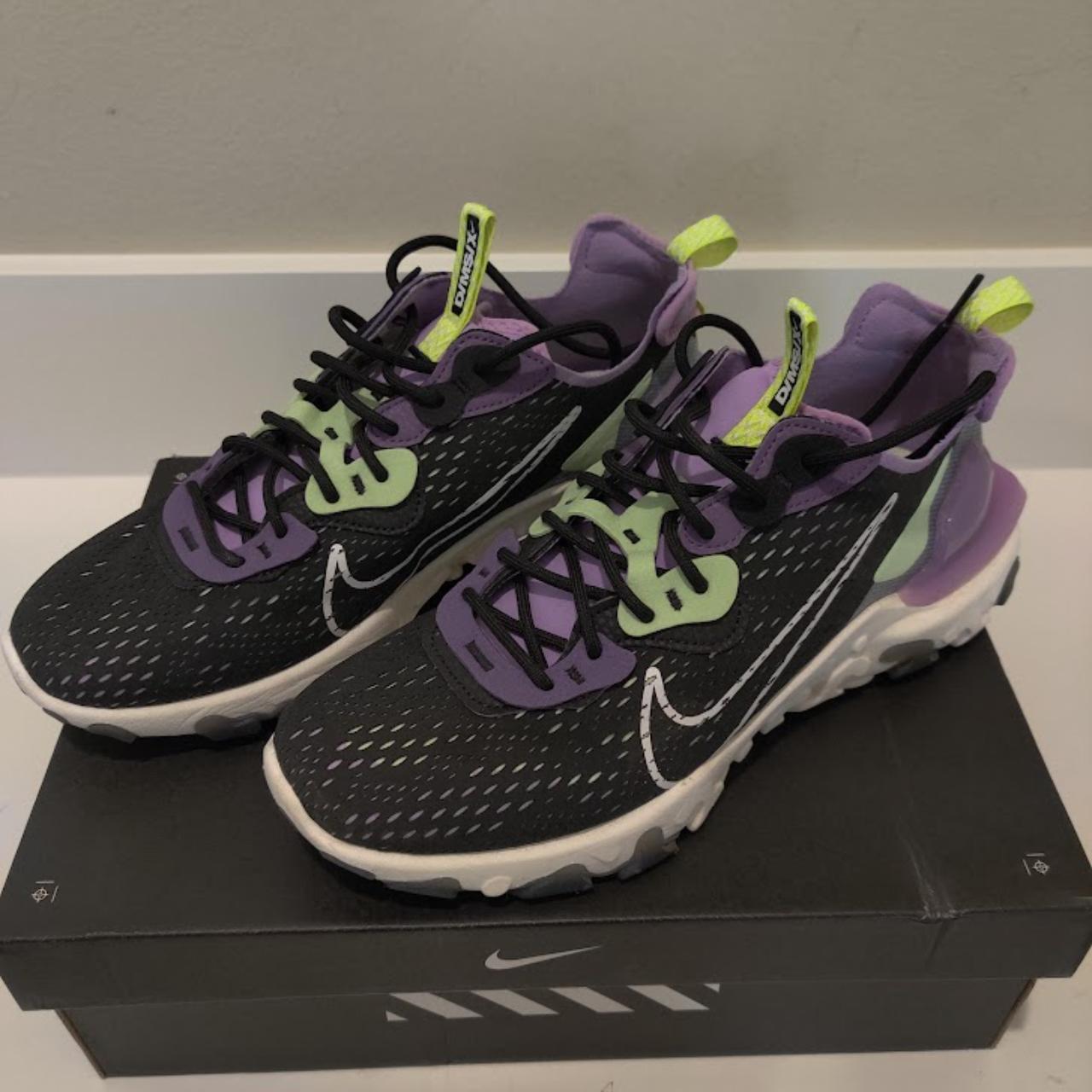 nike react vision gravity purple volt