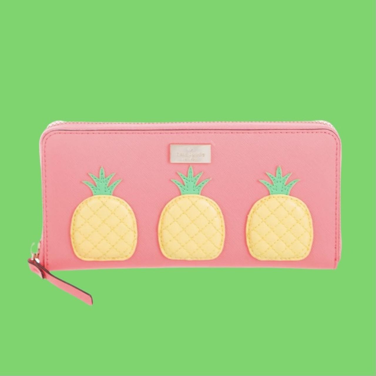 Kate, spade, pineapple, wallet factory