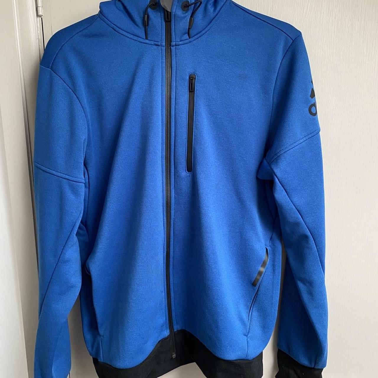 Size medium adidas tracksuit top, feels kind of like... - Depop