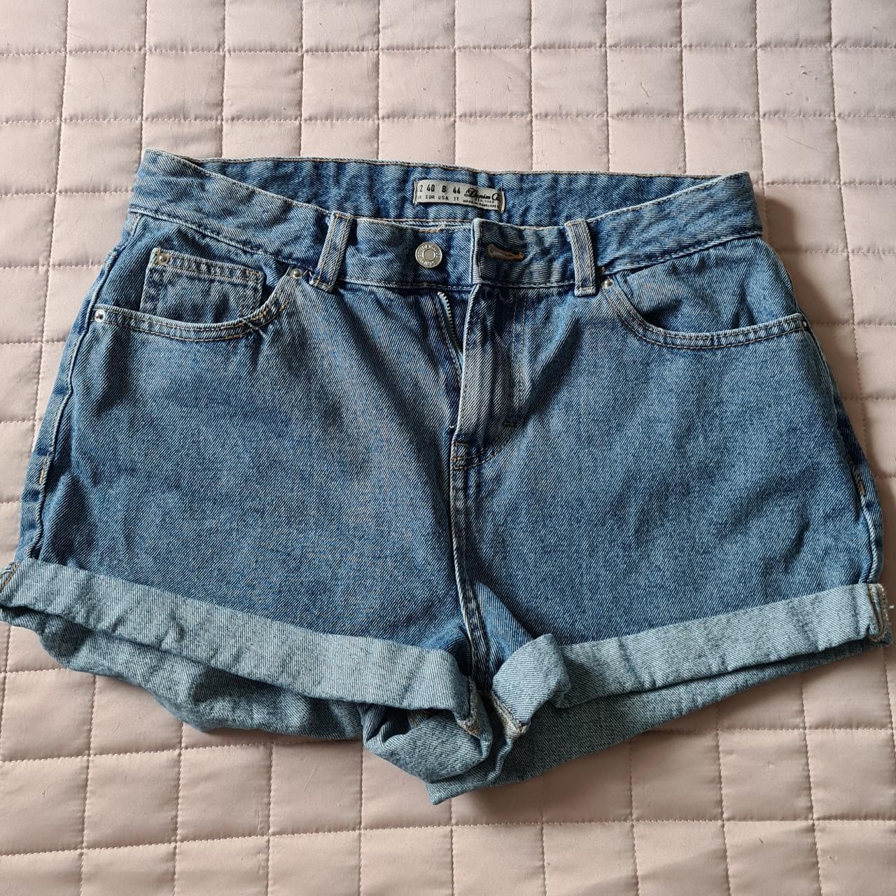 Pantalon Corto Vaquero Mujer Shorts Primark De Denim Ligero Azul