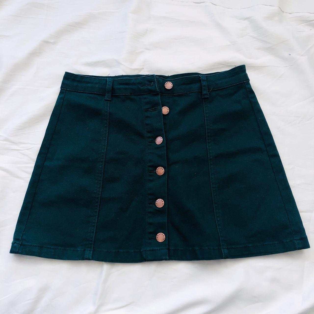 Corduroy Skirt Forever 21 Size M Forest