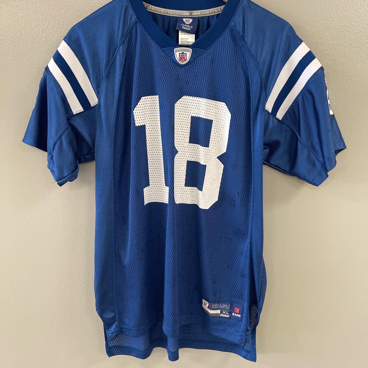 INDIANAPOLIS COLTS Peyton Manning Reebok NFL equipment Jersey