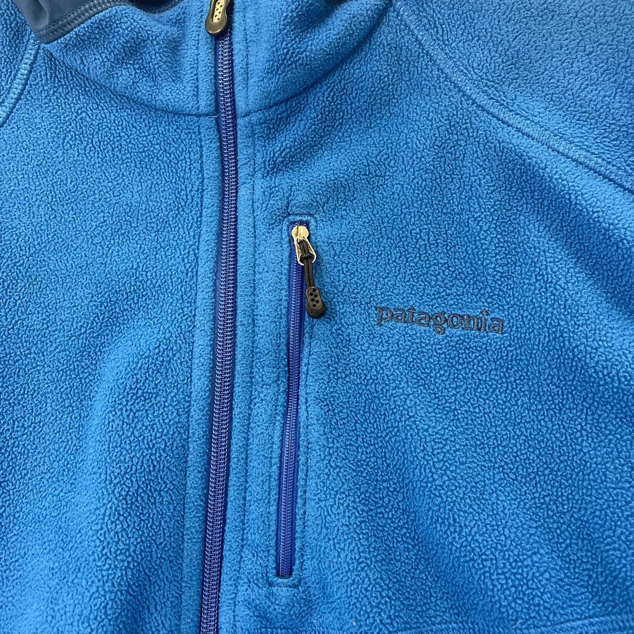 Patagonia Men's Blue And Black Jacket | Depop