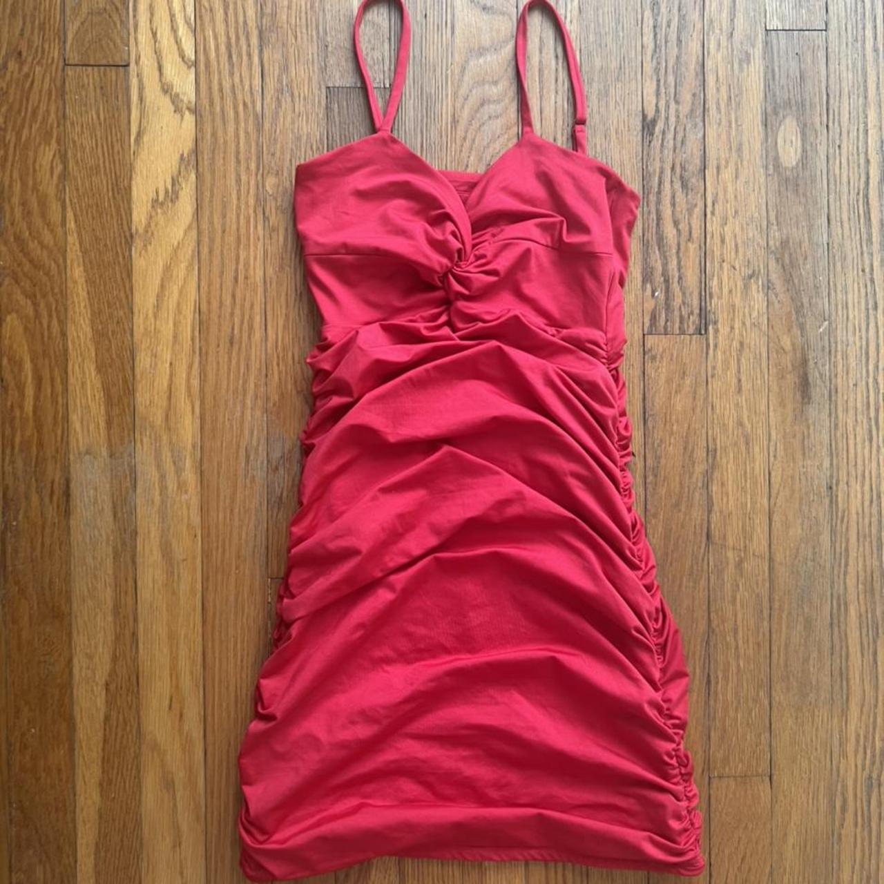 Oh Polly Women's Red Dress | Depop