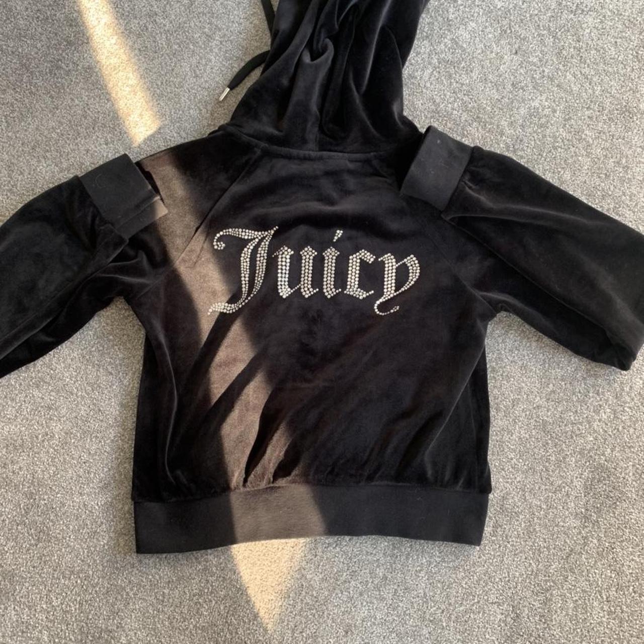 Urban outfitters juicy conture hoodie in black Size... - Depop