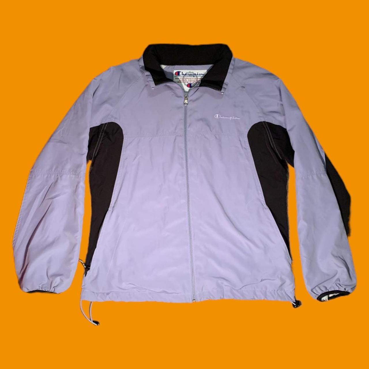 champion purple windbreaker