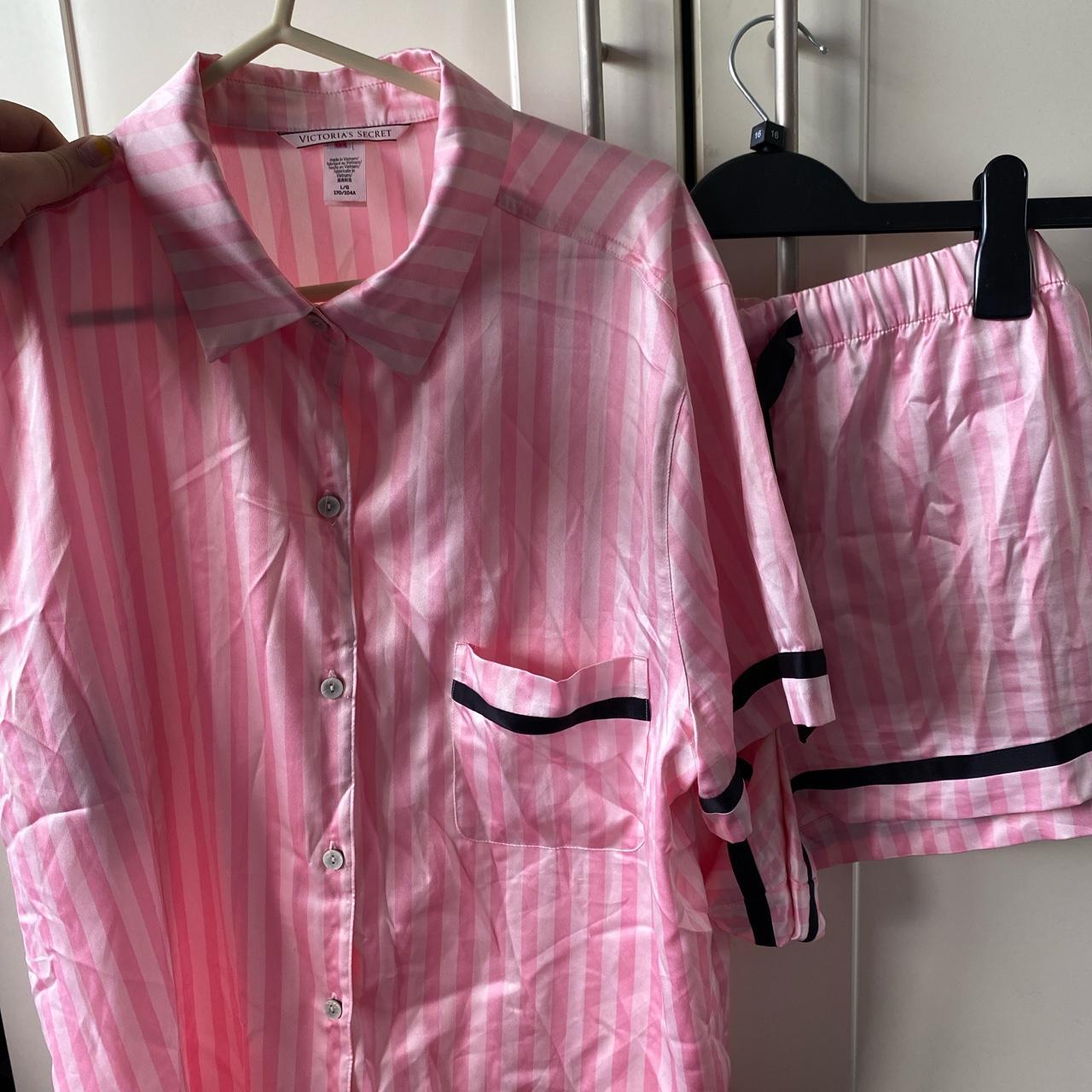 Victoria Secret matching satin pink pj set Both... Depop