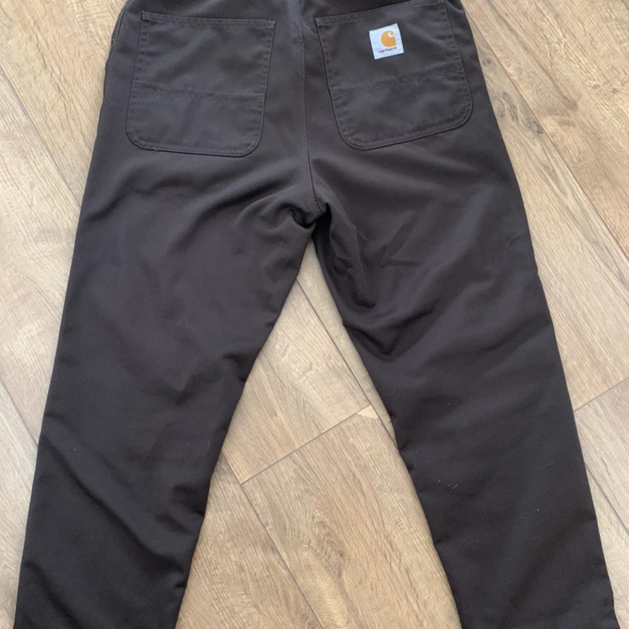 Carhartt trousers brown medium - Depop