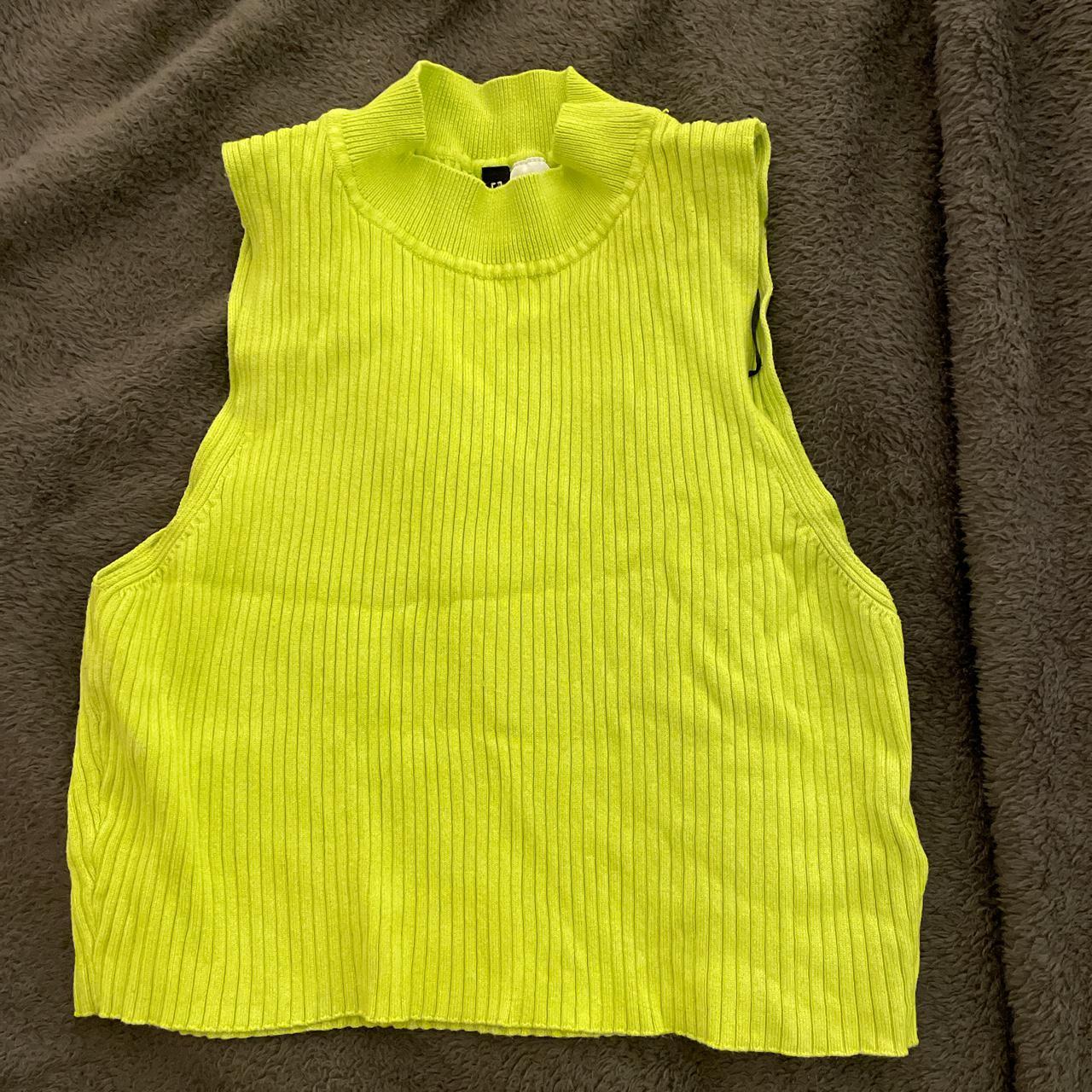 H&M Women's Green Vest | Depop