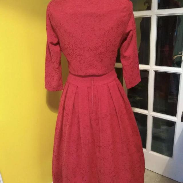 Lindy bop cream white pencil dress and Depop