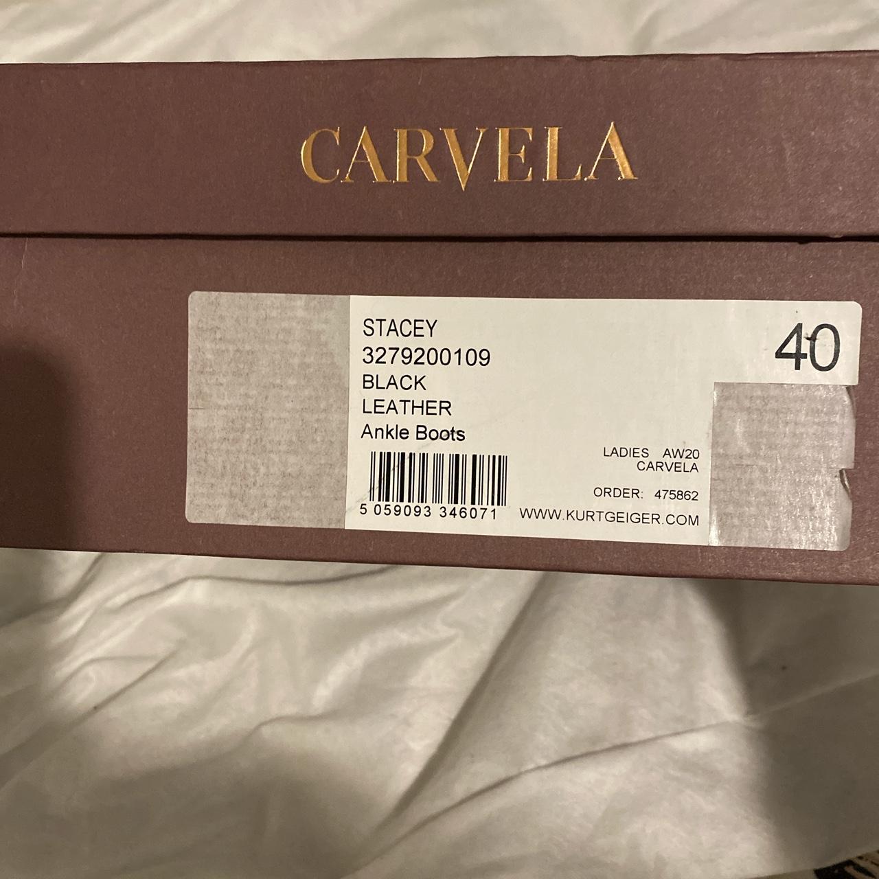 Carvela by Kurt Geiger black leather ankle boots. UK... - Depop