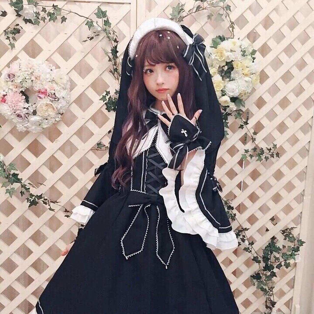angelic pretty dream marine jsk set with a hairclip | Depop