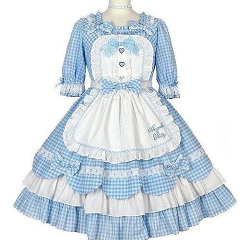 angelic pretty dream marine jsk set with a hairclip | Depop