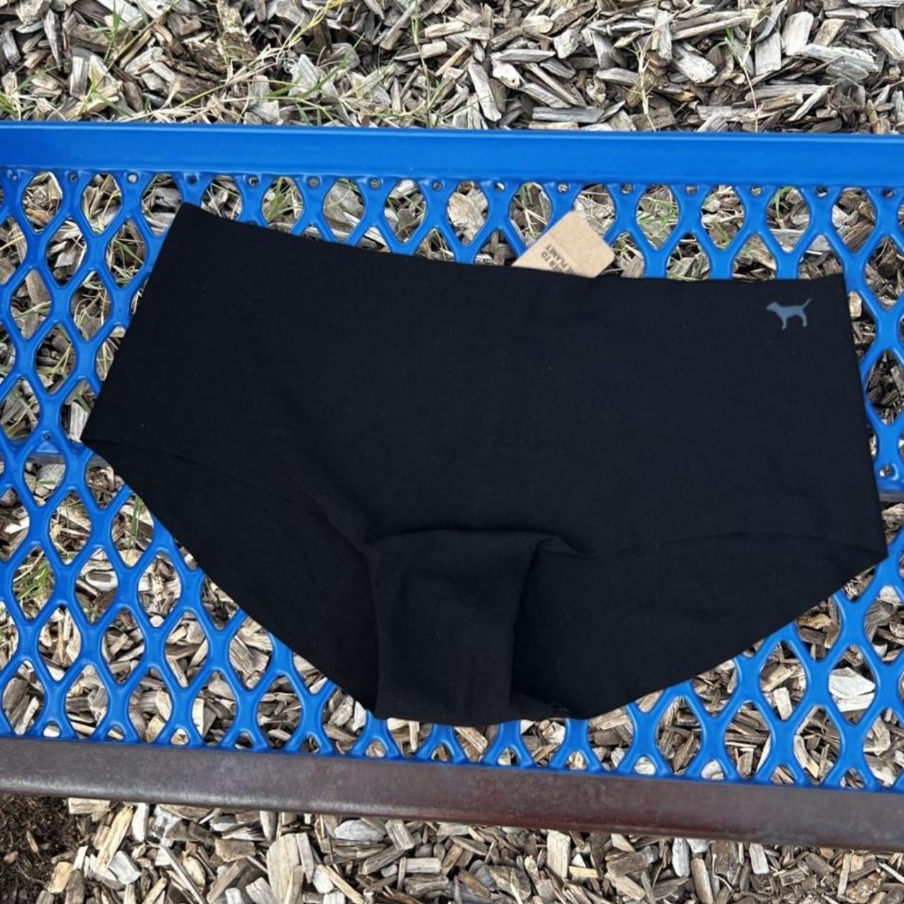 Victoria's secret PINK seamless black underwear  - Depop