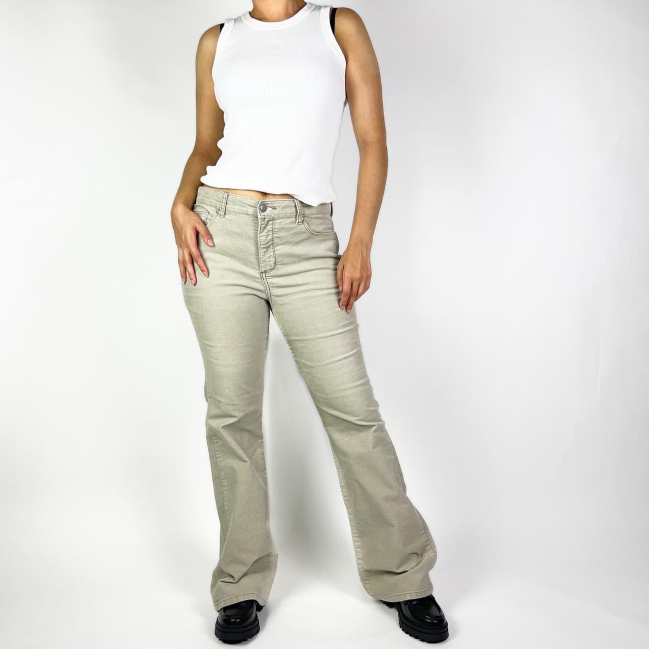 Women's Cream Jeans Depop