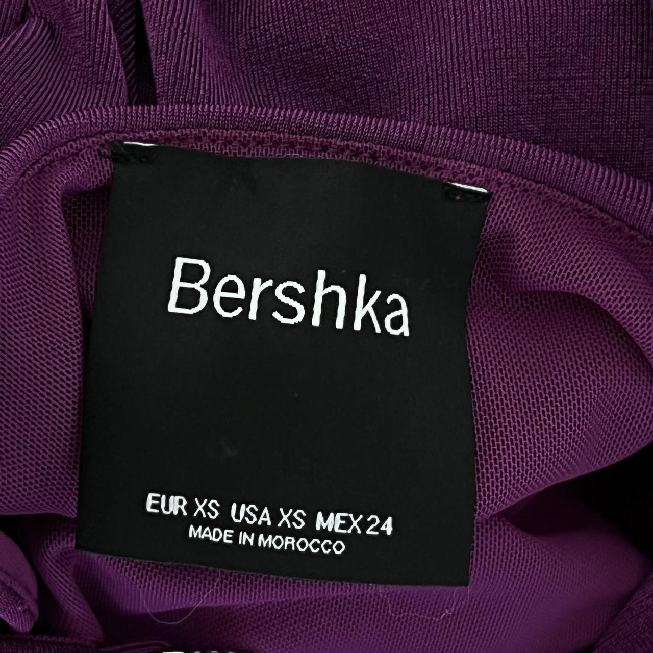 Bershka Women's Purple Dress Depop