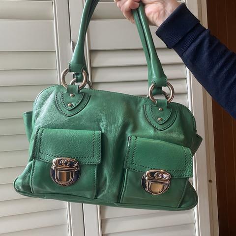 Iconic MARC JACOBS GREEN BUCKLE BAG as seen in the. Depop