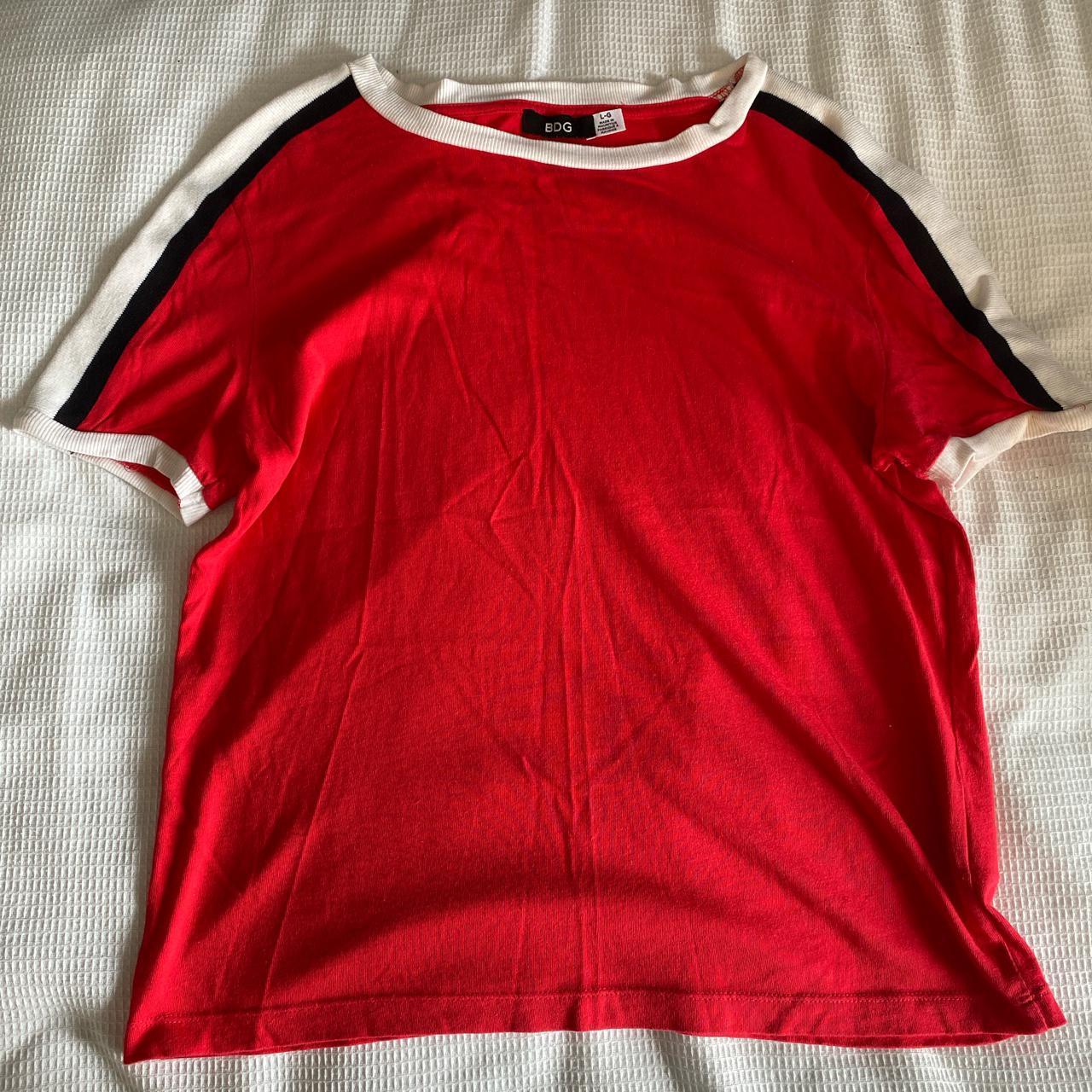 Urban ringer tee Red stretch ringer tee from urban... - Depop