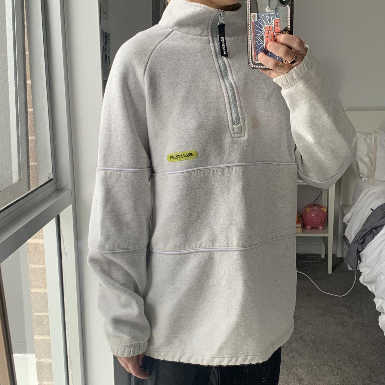 Butter goods zip up jumper • labelled a mens size... Depop