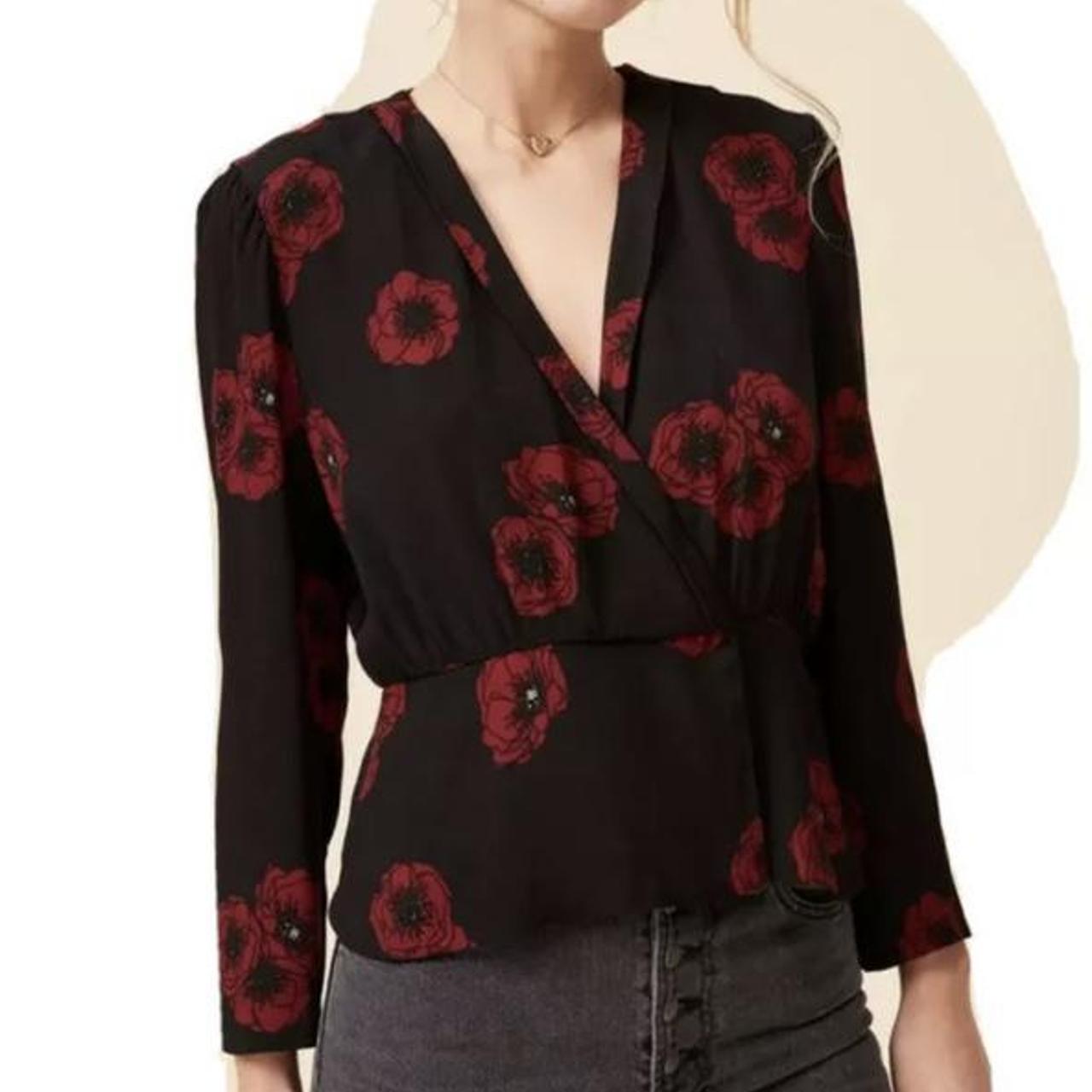 Elisa Top Brandy Melville Brandy Melville Rare NYC 1984 Red And Depop