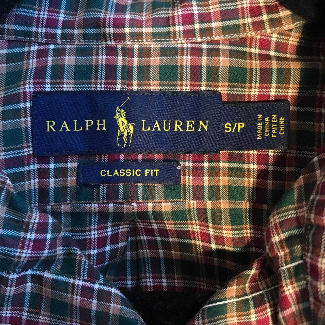 Men’s small Ralph Lauren plaid button down in... - Depop