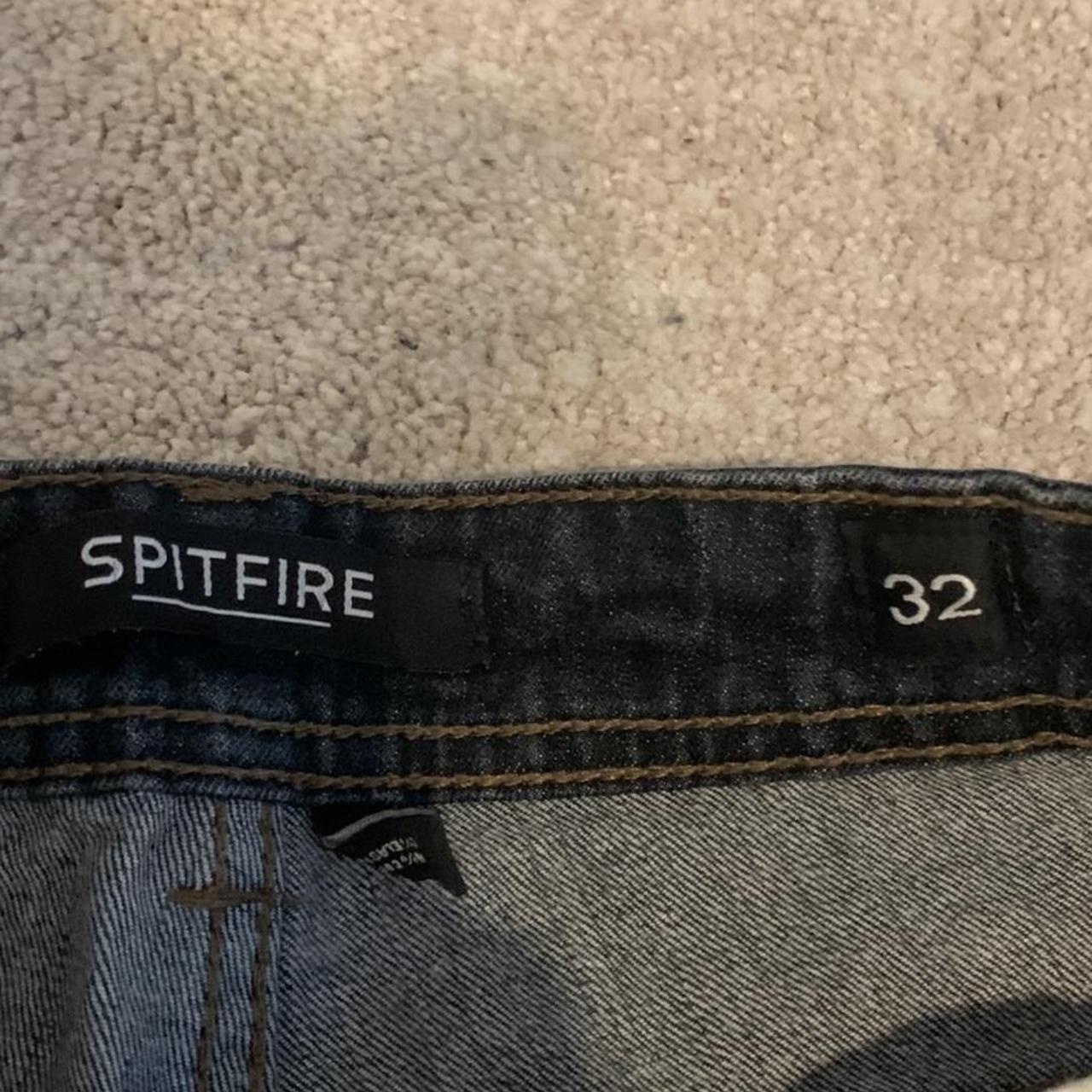 Spitfire Jeans Dark Denim Straight leg jeans - Depop