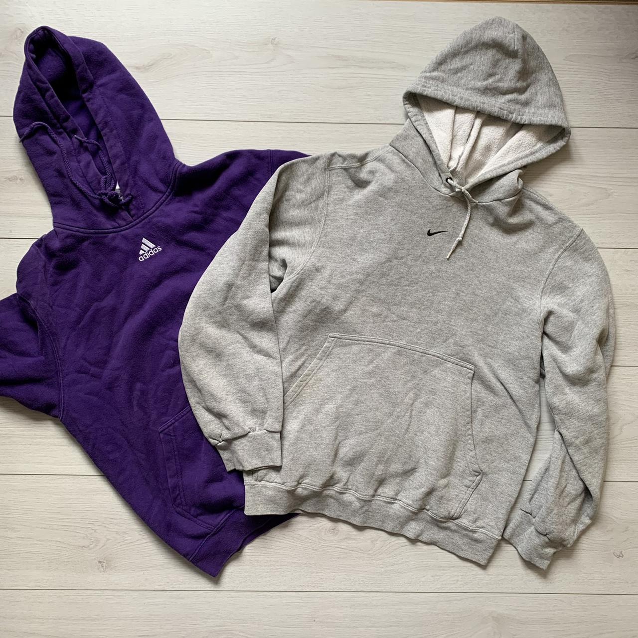 vintage adidas center logo hoodie