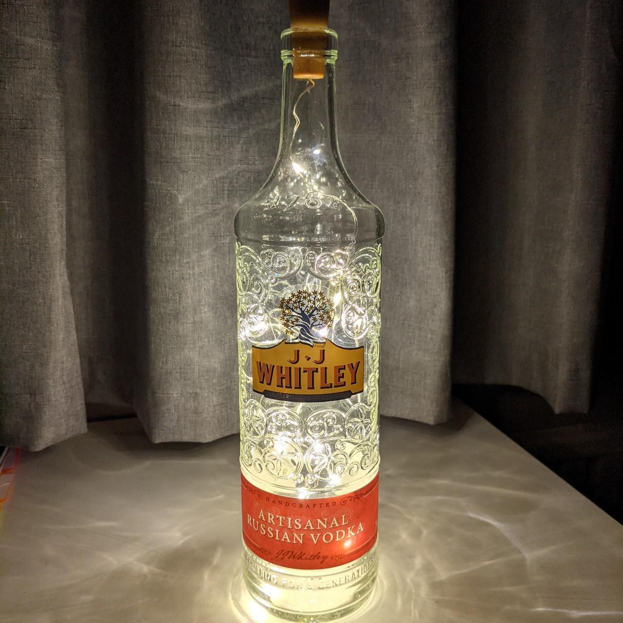JJ Whitley Vodka Bottle LED Lamp