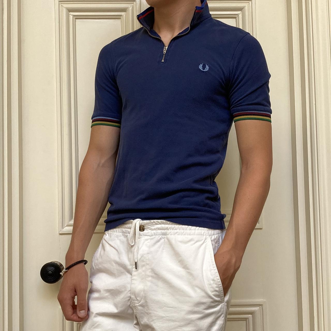 FRED PERRY Bradley Wiggins Limited Edition Navy Polo...