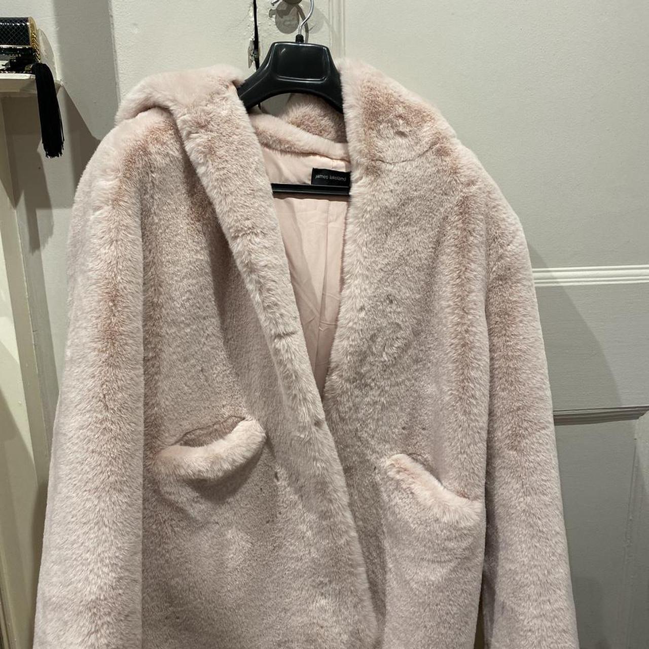 JAMES LAKELAND Front Pocket Faux Fur Coat Ladies... - Depop