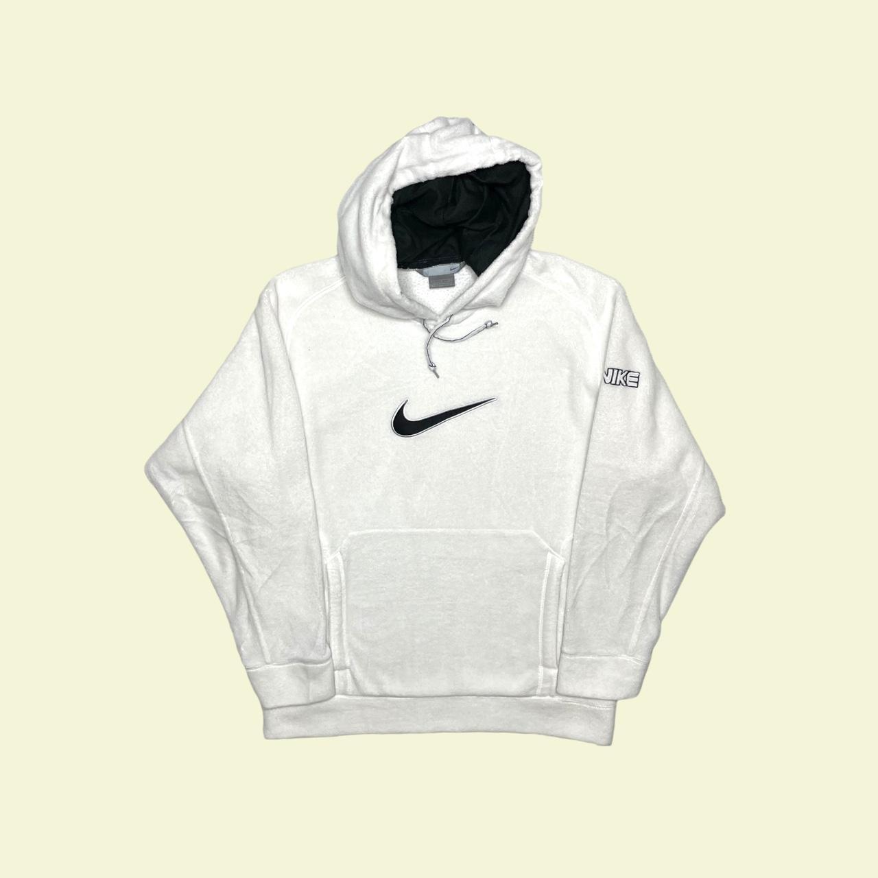 mens nike white hoodie