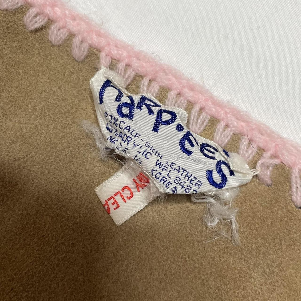 Vintage Pastel Suede Vest suede funky... Depop