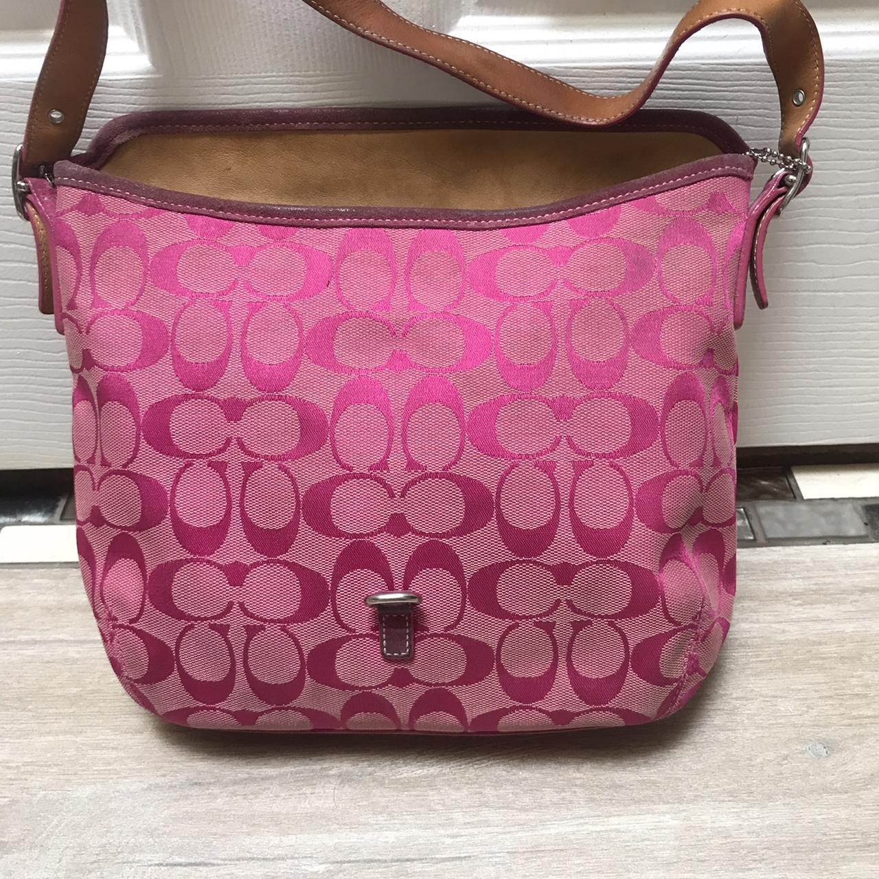Pink coach purse. Used. From 2004. Small size. | Depop