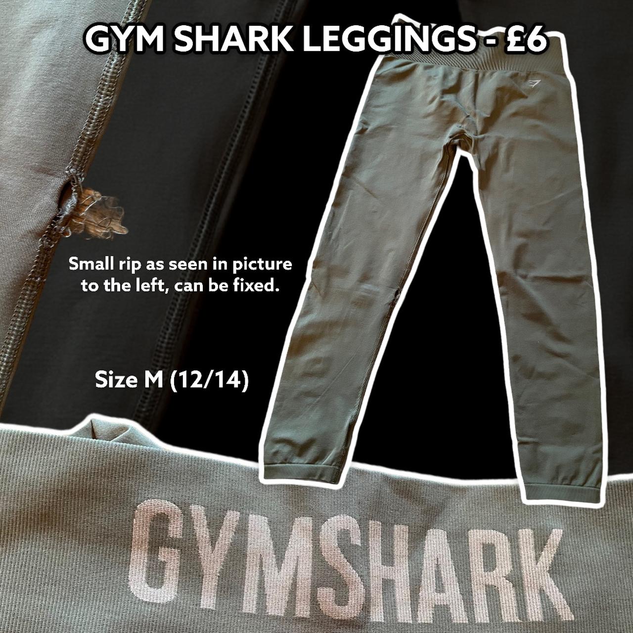 Damaged gym shark leggings they are brand new but - Depop