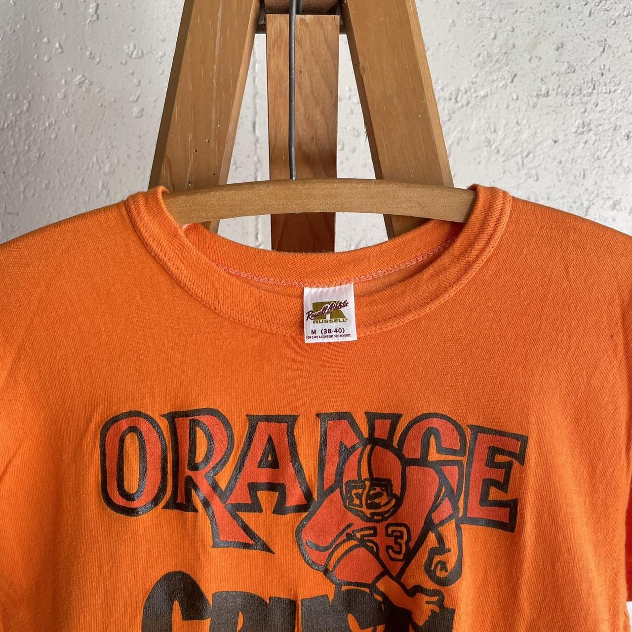 1970s #53 Orange Crush Denver Broncos Sweatpants - Depop