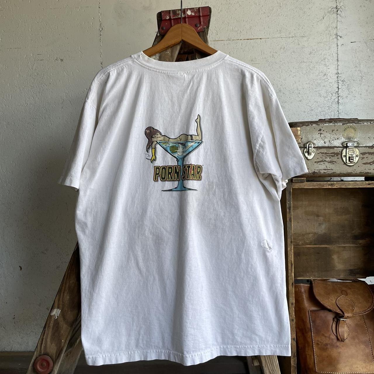 1990s PornStar Vintage Skate T-shirt. Size X-Large.... - Depop