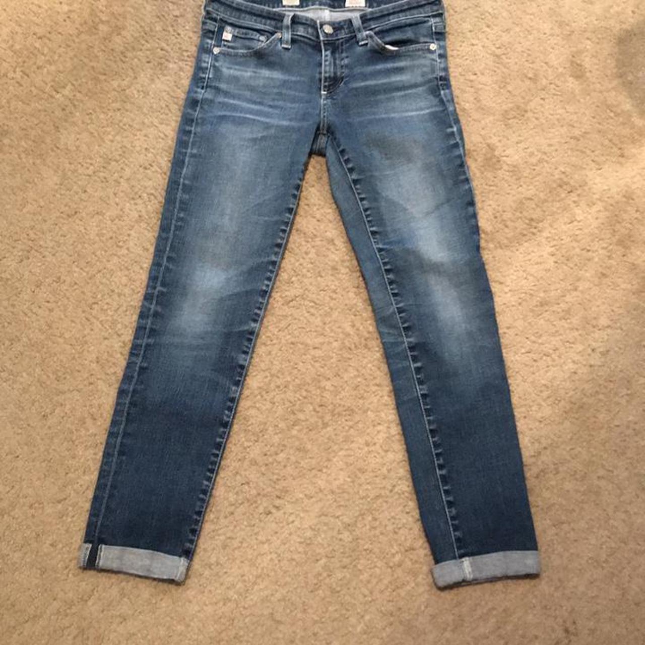 AG Jeans Women's Blue Jeans | Depop