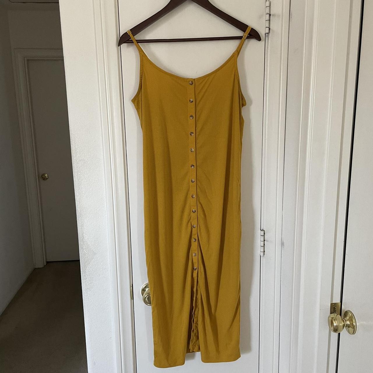 Poof Women's Yellow and Gold Dress