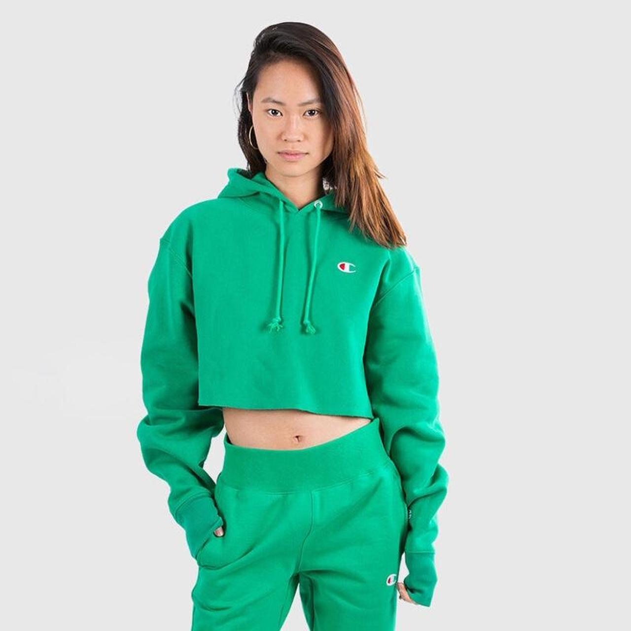 green champion hoodie urban outfitters