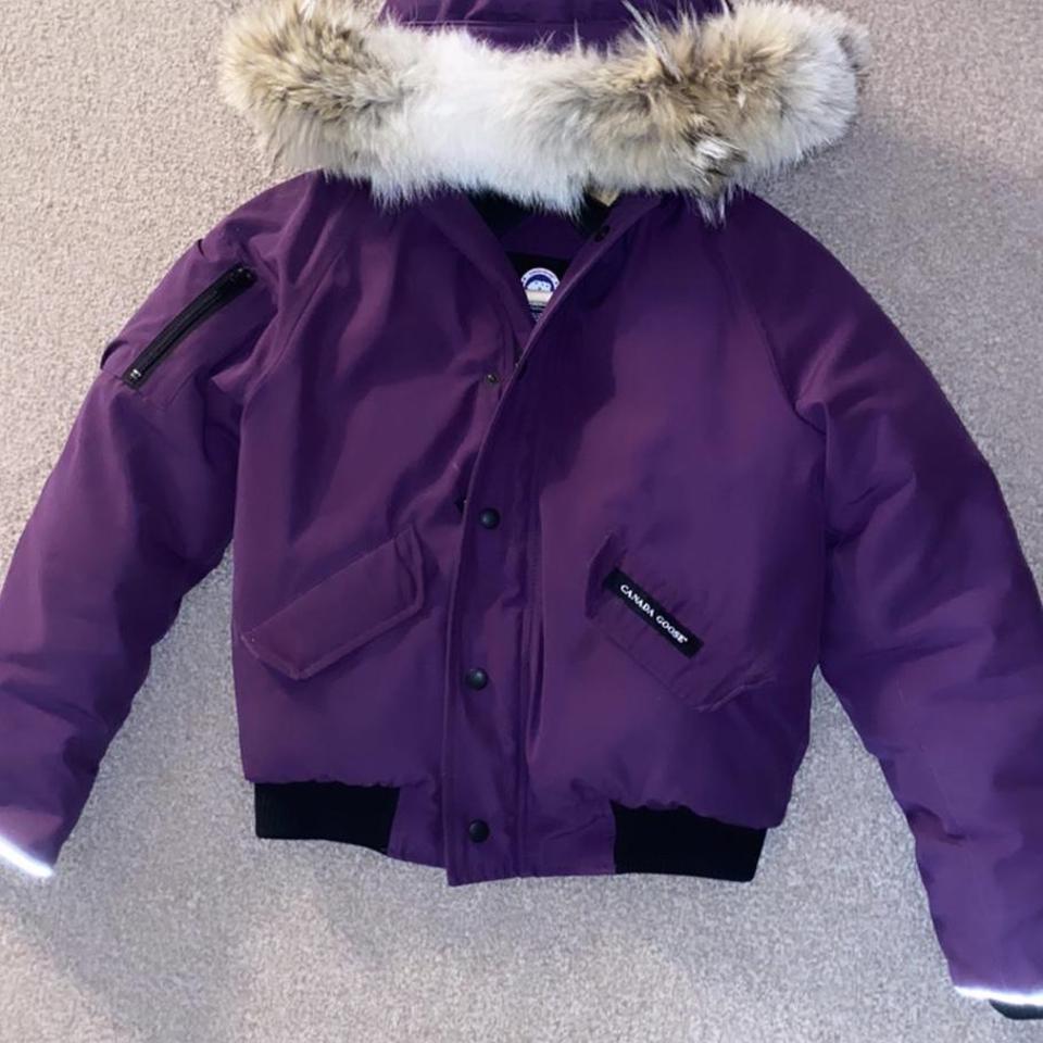 Canada goose purple outlet bomber