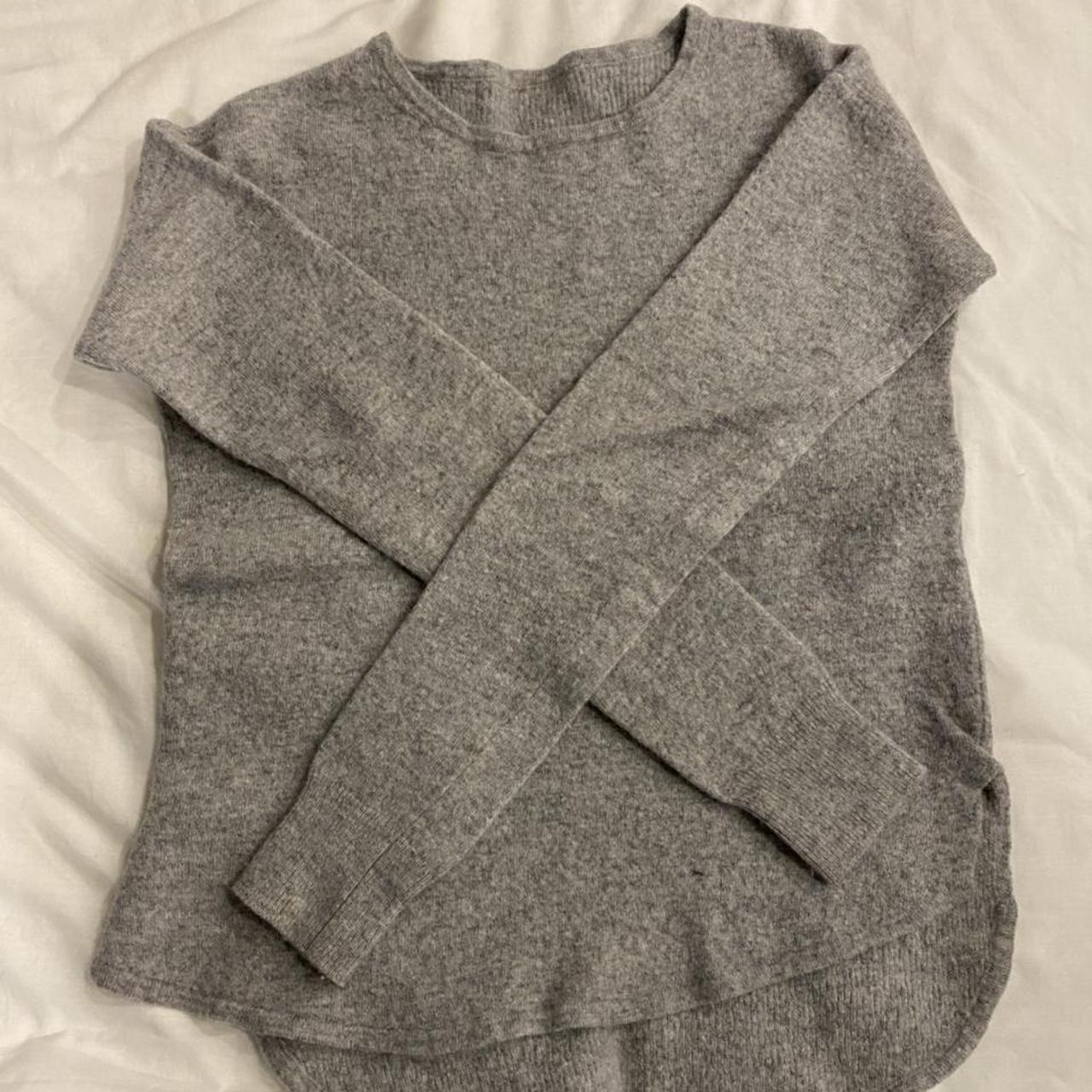 Trenery country road Grey know wool cashmere blend... - Depop